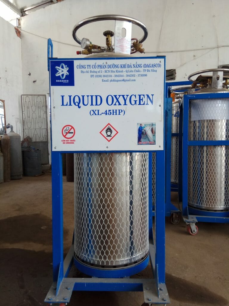 Oxy lỏng cấp bằng bình lỏng xl45(dpl175) – 175 lít