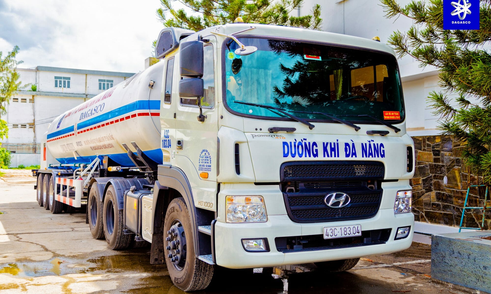 Xe bồn vận chuyển khí của DAGASCO